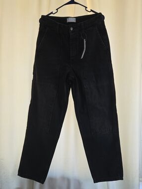 ASOS Black Cargo Utility Trousers for Men